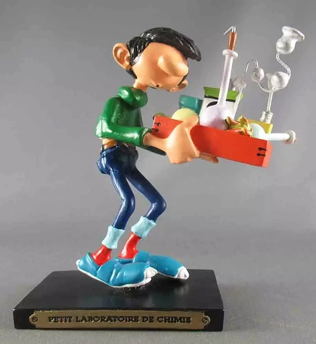 gaston-lagaffe---figurine-resine-plastoy---petit-laboratoire-de-chimie-p-image-494855-grande