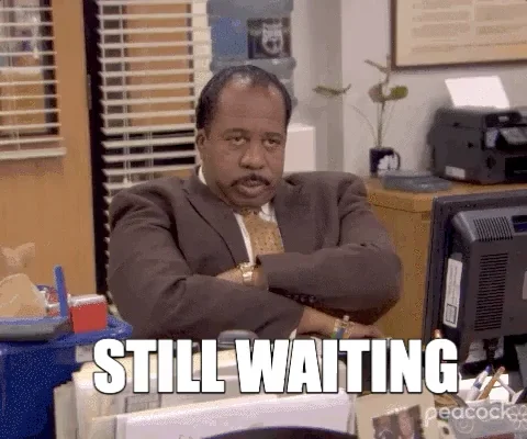The Office Waiting GIF