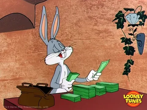Bugs Bunny Money GIF by Looney Tunes
