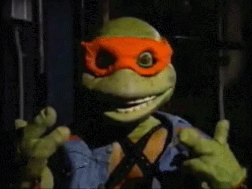 Tripping Teenage Mutant Ninja Turtles GIF