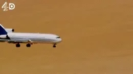 crash landing GIF